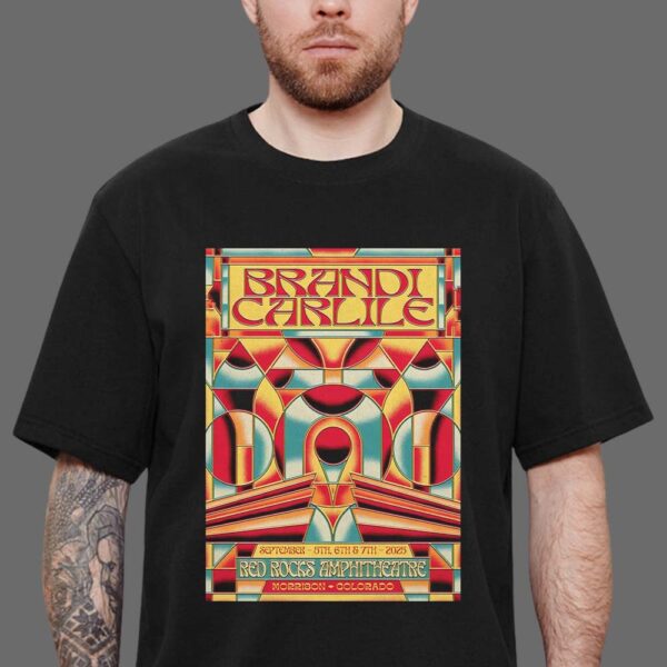 Brandi Carlile Live Show Music At Red Rock Amphitheatre In Morrison Colorado On September 05 To 07 2025 Unisex T-Shirt