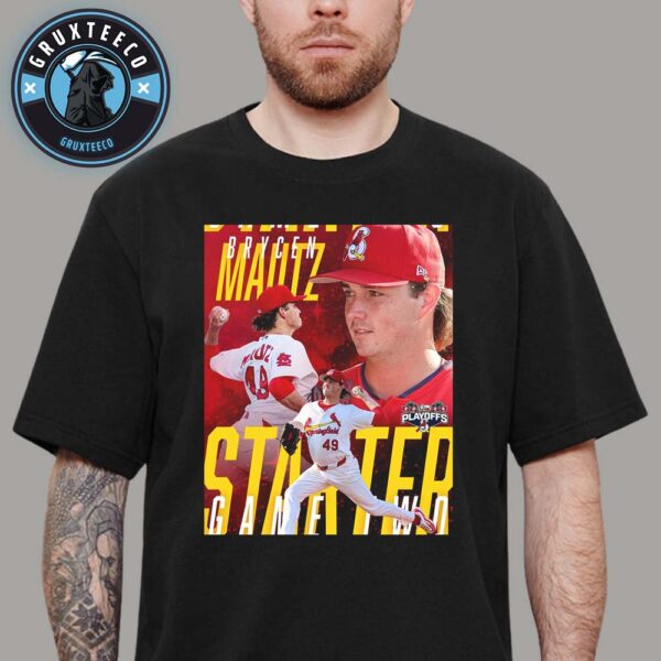 Bryxen Mautz Of Springfield Cardinals For MLB Playoffs At Hammons Field In Springfield Missouri On September 19 2025 Unisex T-Shirt