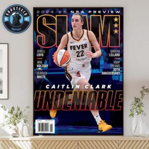 Caitlin Clark For Slam 252 Undeniable Magazine On November 26 2025 WNBA Home Decor Poster Canvas