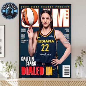 Caitlin Clark For Slam 256 In Dialed Magazine On September 2025 WNBA Home Decor Poster Canvas