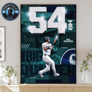 Cal Raleigh Of Seattle Mariners With 54 Home Runs In MLB Regular Season 2025