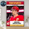 Mikael Backlund Extended 2 Years With Calgary Flames On NHL 2025 Home Decor Poster Canvas