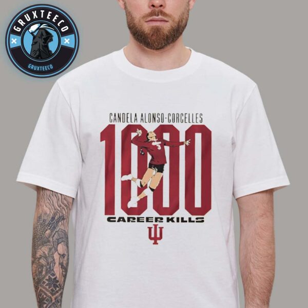 Candela Alonso Corcelles 1000 Career Kills Indiana Volleyball Unisex T-Shirt
