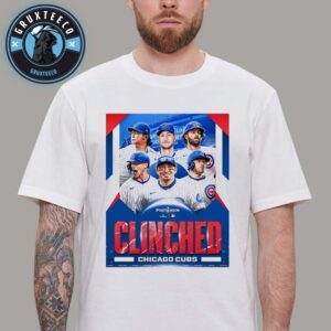 Chicago Cubs Clinch For Postseason On Major League Baseball MLB 2025 Unisex T-Shirt