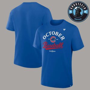 Chicago Cubs Fanatics Royal MLB Postseason 2025 Unisex T-Shirt