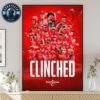 Cleveland Guardians AL Central Division Champions MLB 2025 Home Decor Poster Canvas