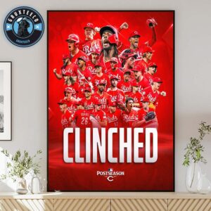 Cincinnati Reds Will Advance To The MLB AL Play Off Divison Postseason Finals 2025 Home Decor Poster Canvas