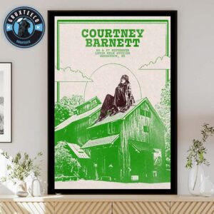 Courtney Barnett Live Show Music At Levon Helm Studios In Woodstock NY On September 26 And 27 2025 Home Decor Poster Canvas