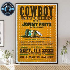 Cowboy Kitchen With Jonny Fritz And Friends For Julia Martin Gallery On September 6 To 27 2025 Home Decor Poster Canvas