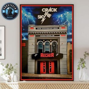 Crack The Sky 50Th Anniversary Tour At The Recher In Towson MD On September 06 2025 Home Decor Poster Canvas