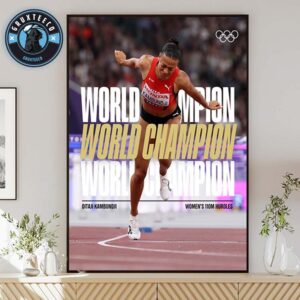 Ditaji Kambundji Is World Athletics Champion At The Olympics 2025 Home Decor Poster Canvas