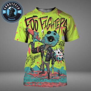 Foo Fighters At Black Cat In Washington DC On September 21 2025 All Over Print Shirt