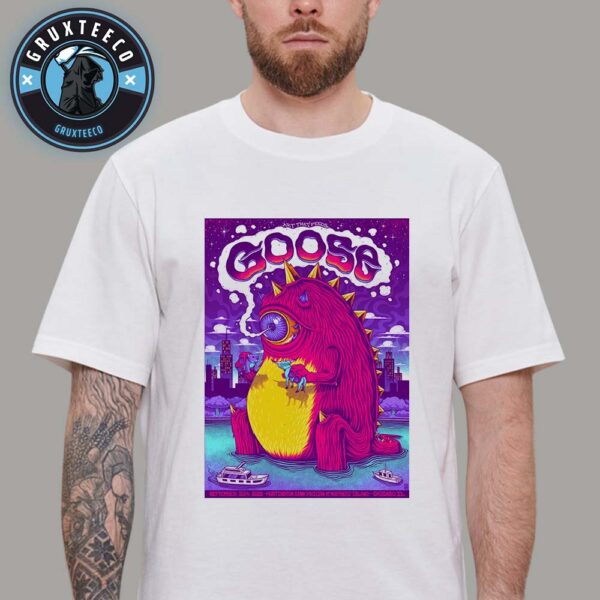 Goose Huntington Bank Pavilion At Northerly Island In Chicago IL On September 20 2025 Unisex T-Shirt