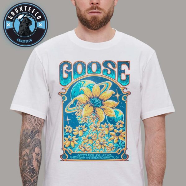 Goose Live Concert At Ameris Bank Amphitheatre In Alpharetta GA On September 26 2025 Unisex T-Shirt