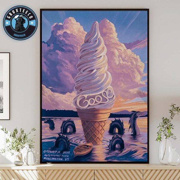 Goose The Band Live Show Music At Waterfront Park In Burlington VT On September 14 2025 Home Decor Poster Canvas