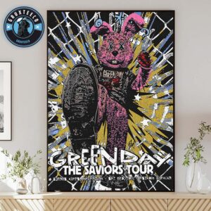Green Day The Saviors Tour At Estadio Huracan In Buenos Aires Argentina On September 03 2025 Home Decor Poster Canvas
