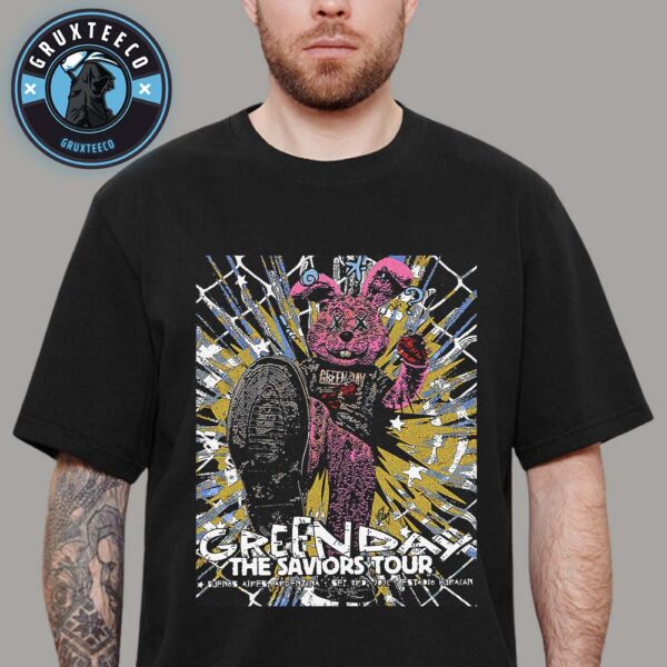 Green Day The Saviors Tour At Estadio Huracan In Buenos Aires Argentina On September 03 2025 Unisex T-Shirt