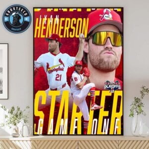 Ixan Henderson Of Springfield Cardinals For MLB Playoffs At Hammons Field In Springfield Missouri On September 19 2025 Home Decor Poster Canvas