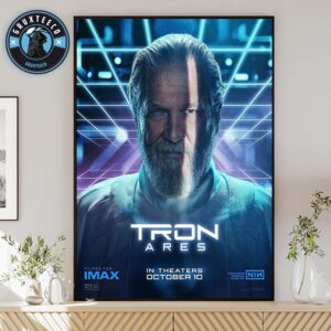 Jeff Bridges Will Appear In The Movie Tron Ares Which Opens On October 10 2025 Home Decor Poster Canvas