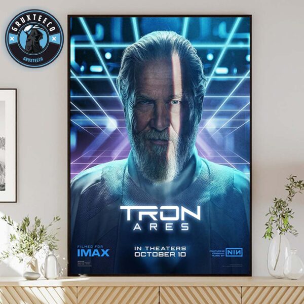 Jeff Bridges Will Appear In The Movie Tron Ares Which Opens On October 10 2025 Home Decor Poster Canvas