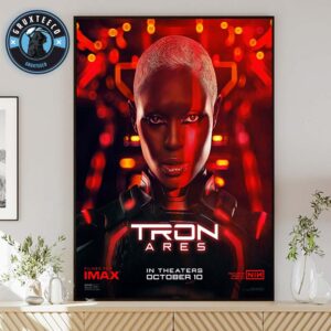 Jodie Turner Smith Will Appear In The Movie Tron Ares Which Opens On October 10 2025 Home Decor Poster Canvas