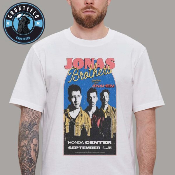 Jonas Brothers At Honda Center In Anaheim CA On September 27 2025 Unisex T-Shirt