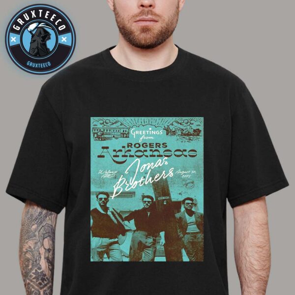 Jonas Brothers Live Show Music At Walmart AMP In Rogers Arkansas On August 30 2025 Unisex T-Shirt