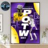 Josh Allen Of Buffalo Bills Is AFC Offensive Player of the Week In NFL Regular Season 2025 Home Decor Poster Canvas