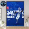 Fred Warner Of San Francisco 49ers For Defensive Player On Week 2 NFL 2025 Home Decor Poster Canvas
