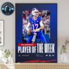 Justin Madubuike Of Baltimore Ravens Has His 2nd Career Pressure Rate In NFL Regular Season 2025 Home Decor Poster Canvas