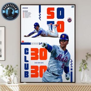 Juan Soto Is 30HR 30SB Season Will Be Remembered Forever In MLB 2025 Home Decor Poster Canvas