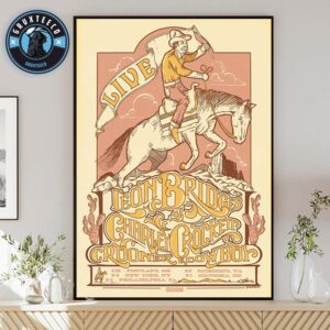 Leon Bridges With Charley Crockett For Show Schedule Live Concert The Crooner And The Cowboy Tour 2025  Home Decor Poster Canvas