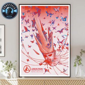 Linkin Park From Zero World Tour At Climate Pledge Arena In Seattle WA On September 24 2025 Home Decor Poster Canvas