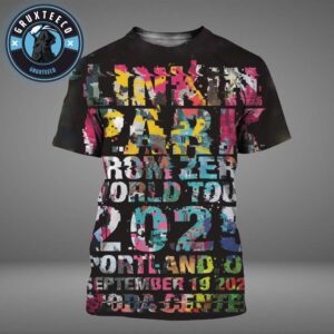 Linkin Park From Zero World Tour At Moda Center In Portland OR On September 19 2025 All Over Print Shirt