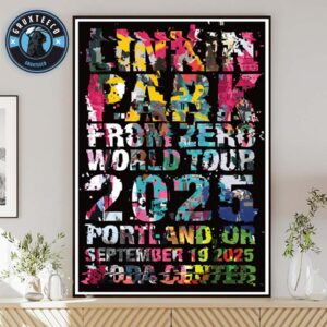 Linkin Park From Zero World Tour At Moda Center In Portland OR On September 19 2025 Home Decor Poster Canvas