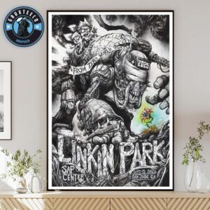 Linkin Park From Zero World Tour At SAP Center at San Jose In San Jose CA On September 15 2025 Home Decor Poster Canvas
