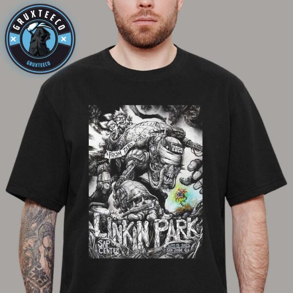 Linkin Park From Zero World Tour At SAP Center at San Jose In San Jose CA On September 15 2025 Unisex T-Shirt