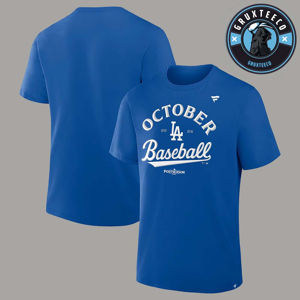 Los Angeles Dodgers Fanatics Royal MLB Postseason Unisex T-Shirt