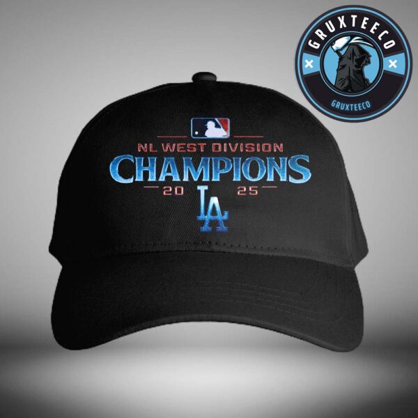 Los Angeles Dodgers For NL West Division Champions MLB 2025 Classic Cap Hat