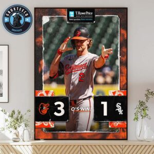MLB Matching Baltimore Orioles For Tuesday Triumph Against The Chicago White Sox On September 17 2025 Home Decor Poster Canvas
