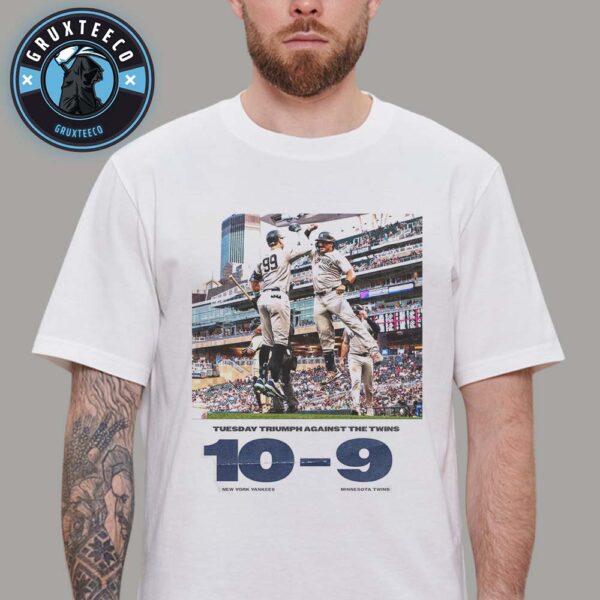 MLB Matching New York Yankees For Tuesday Triumph Against The Minnesota Twins On September 16 2025 Unisex T-Shirt