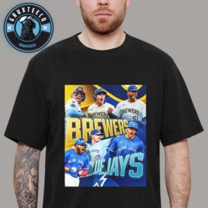 MLB Matchup Milwaukee Brewers Vs Toronto Blue Jays Begins Tonight In Toronto On August 30 2025 Unisex T-Shirt