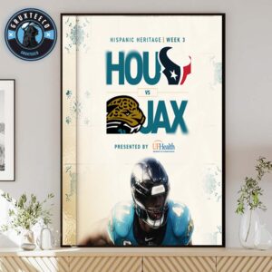 Mactchup Houston Texans Vs Jacksonville Jaguars For NFL Week 3 On September 21 2025 Home Decor Poster Canvas