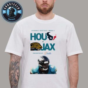 Mactchup Houston Texans Vs Jacksonville Jaguars For NFL Week 3 On September 21 2025 Unisex T-Shirt