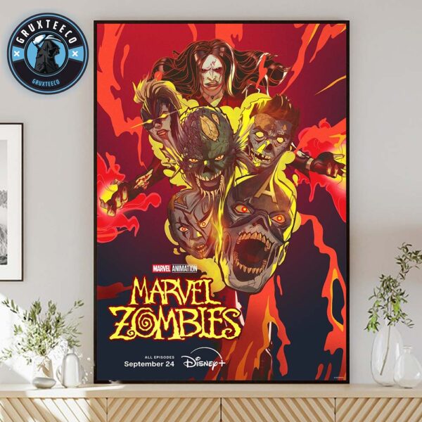 Marvel Zombies Event For Disney Plus On September 24 2025 Home Decor Poster Canvas
