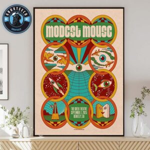 Modest Mouse At The Greek Theatre In Berkeley CA On September 07 2025 Home Decor Poster Canvas