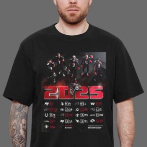 NFL Atlanta Falcons Season Schedule 2025 Unisex T-Shirt