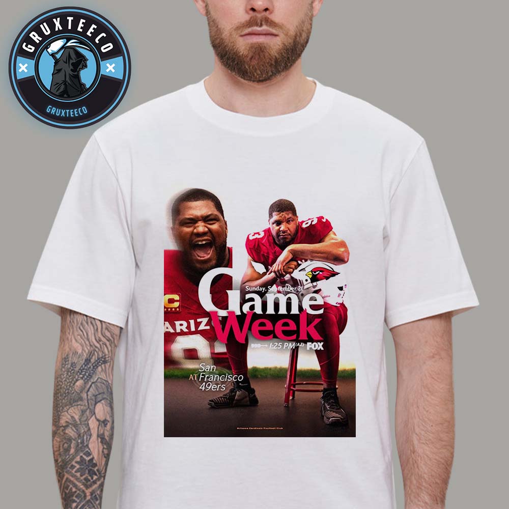 NFL Matchup Arizona Cardinals VS San Francisco 49ers For NFL Away Game Week 3 At Levis Stadium In Santa Clara CA On September 21 2025 Unisex T-Shirt