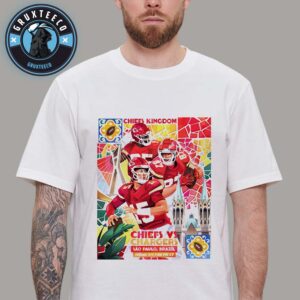 NFL Matchup Kansas City Chiefs And Los Angeles Chargers For Campaign Chiefs Kingdom In Sao Paulo Brazil On September 5 2025 Unisex T-Shirt