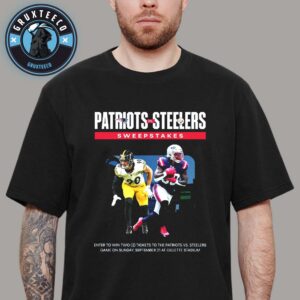 NFL Matchup New England Patriots VS Pittsburgh Steelers At Gillette Stadium In Foxborough Massachusetts On September 21 2025 Unisex T-Shirt